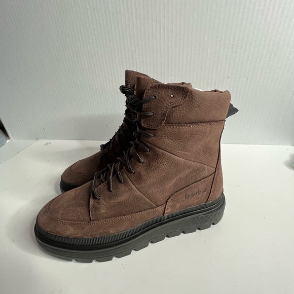 Timberland Women's Ray City Dark Brown Nubuck Leather Waterproof Boots. - Picture 1 of 9